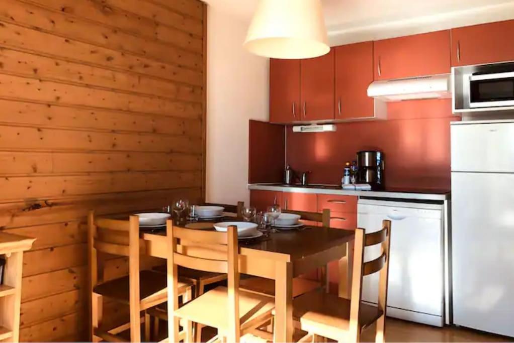 Charmant T3 Avec Vue Montagne Et Parking Privatif Font-Romeu-Odeillo-Via Exterior photo